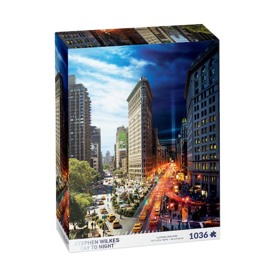 Stephen Wilkes Day to Night Puzzle - Flatiron, New York: 1036 Pcs By 4D Cityscape | 14.75" x 10.75" x 2" | Michaels®